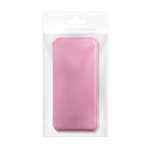 Etui z klapką na Samsung S24 FE Dual Pocket Book jasnoróżowe