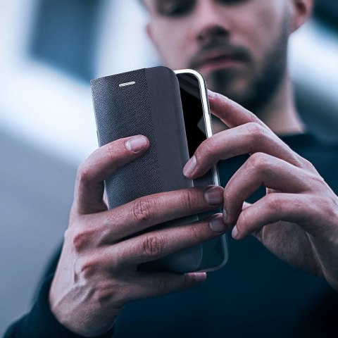 Etui z klapką na Samsung S24 FE Sensitive Book czarne
