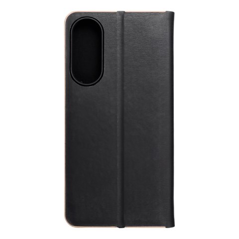 Etui z klapką na Samsung S25 EDGE Luna Book Gold czarne