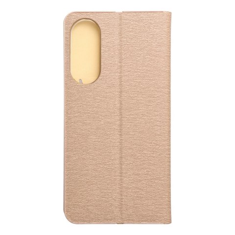 Etui z klapką na Samsung S25 EDGE Luna Book Gold złote