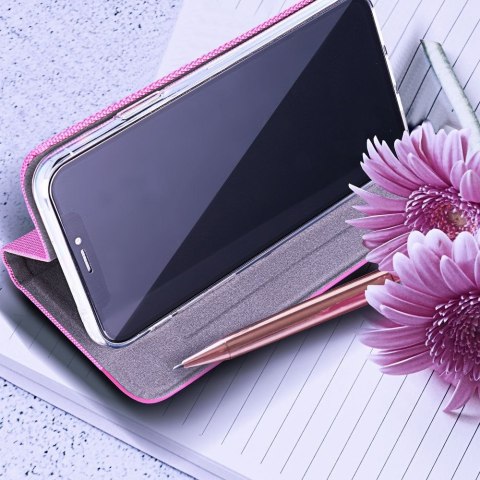 Etui z klapką na Samsung S25 EDGE Sensitive Book różowe