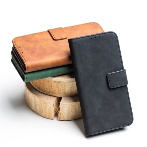 Etui z klapką na Samsung S25 EDGE Tender Book czarne