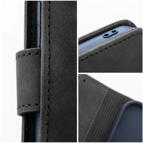 Etui z klapką na Samsung S25 EDGE Tender Book czarne