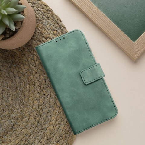 Etui z klapką na Samsung S25 EDGE Tender Book zielone