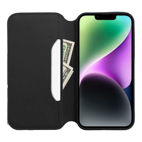 Etui z klapką na Samsung S25 PLUS Dual Pocket Book czarne