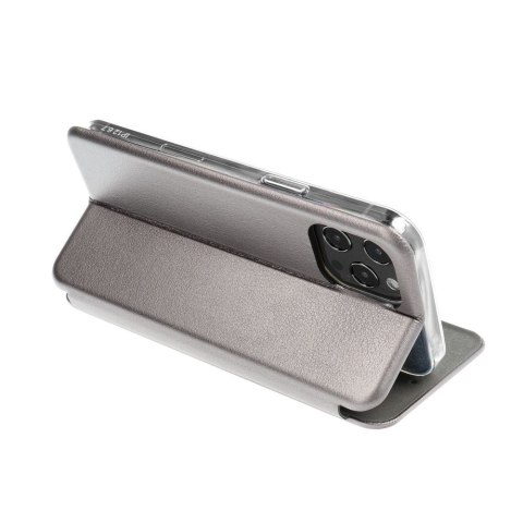 Etui z klapką na Samsung S25 PLUS Elegance Book stalowe