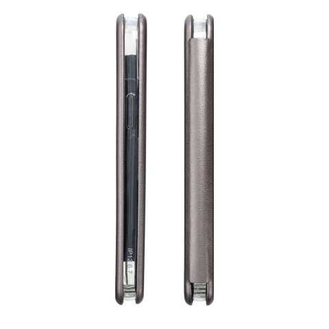Etui z klapką na Samsung S25 PLUS Elegance Book stalowe