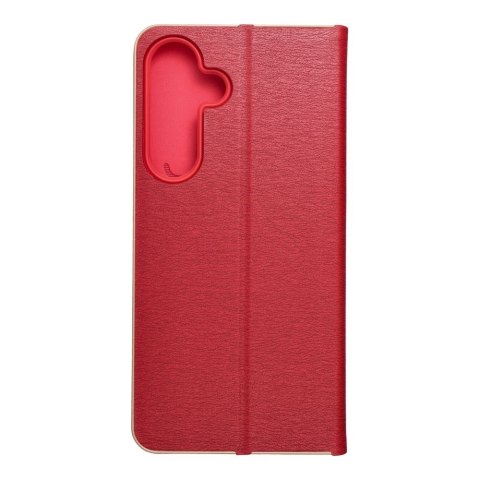 Etui z klapką na Samsung S25 PLUS Luna Book Gold czerwone