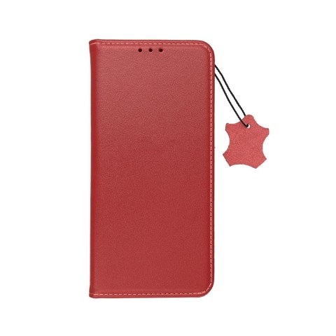 Etui z klapką na Samsung S25 PLUS Smart Pro Book skórzane bordowe