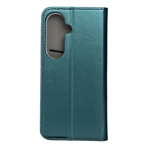 Etui z klapką na Samsung S26 Smart Magneto ciemnozielone