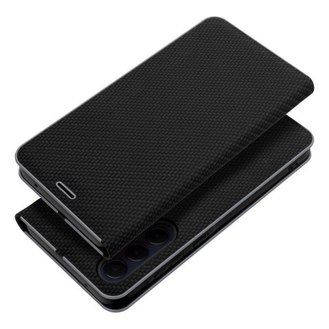 Etui z klapką na Xiaomi 14 ULTRA Luna Book Carbon czarne