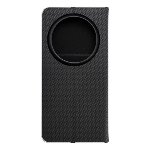 Etui z klapką na Xiaomi 14 ULTRA Luna Book Carbon czarne