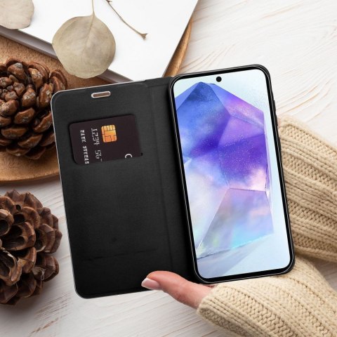 Etui z klapką na Xiaomi 14 ULTRA Luna Book Carbon czarne