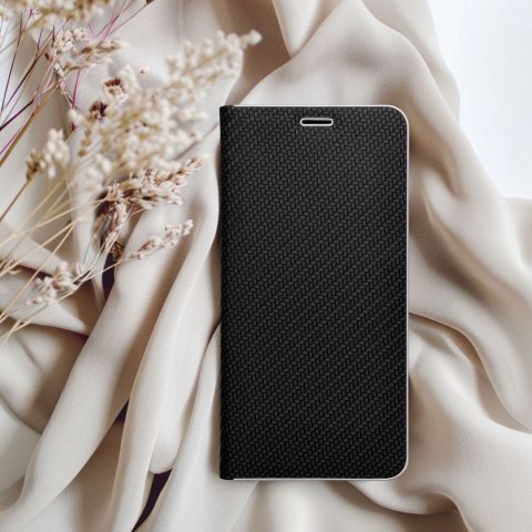 Etui z klapką na Xiaomi 14 ULTRA Luna Book Carbon czarne