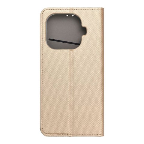 Etui z klapką na Xiaomi 15T PRO Smart Case Book złote