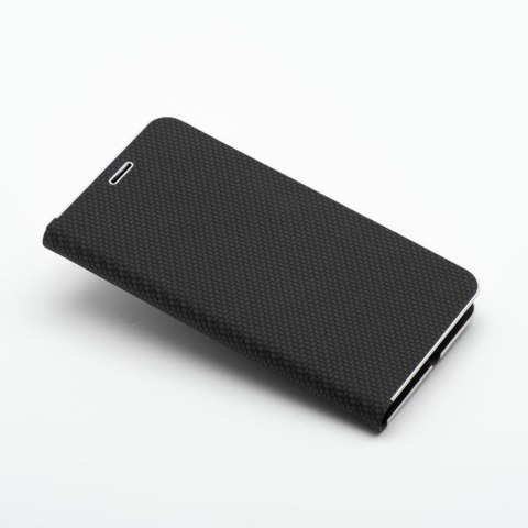 Etui z klapką na Xiaomi Redmi 14C Luna Book Carbon czarne