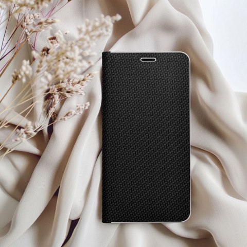 Etui z klapką na Xiaomi Redmi 14C Luna Book Carbon czarne