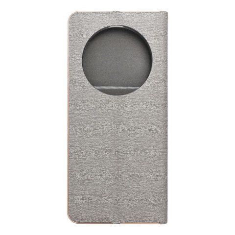 Etui z klapką na Xiaomi Redmi 14C Luna Book Gold srebrne