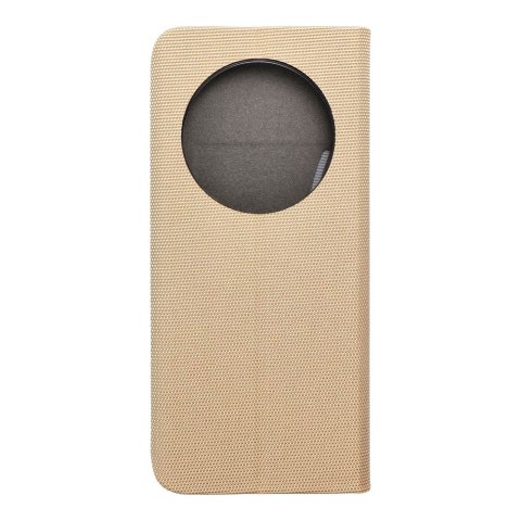 Etui z klapką na Xiaomi Redmi 14C Sensitive Book złote