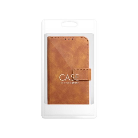 Etui z klapką na Xiaomi Redmi 14C Tender Book brązowe