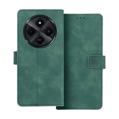 Etui z klapką na Xiaomi Redmi 14C Tender Book zielone