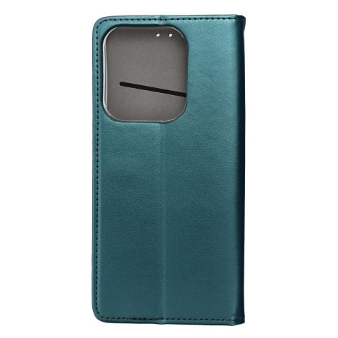 Etui z klapką na Xiaomi Redmi 15C (173,16 x 81,07 x 8,2) Smart Magneto ciemnozielone