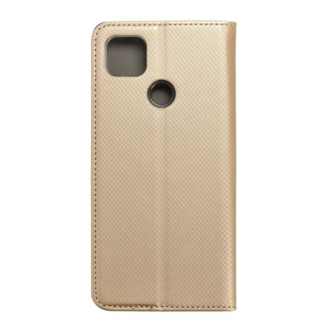 Etui z klapką na Xiaomi Redmi 9C Smart Case Book złote