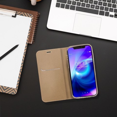 Etui z klapką na Xiaomi Redmi A5 ( 173,3 x 79,4 x 8,26) Luna Book Gold złote