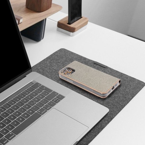 Etui z klapką na Xiaomi Redmi NOTE 13 5G Luna Book Gold srebrne
