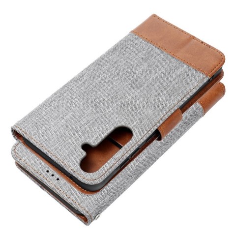 Etui z klapką na Xiaomi Redmi NOTE 14 5G Jeans Book szare
