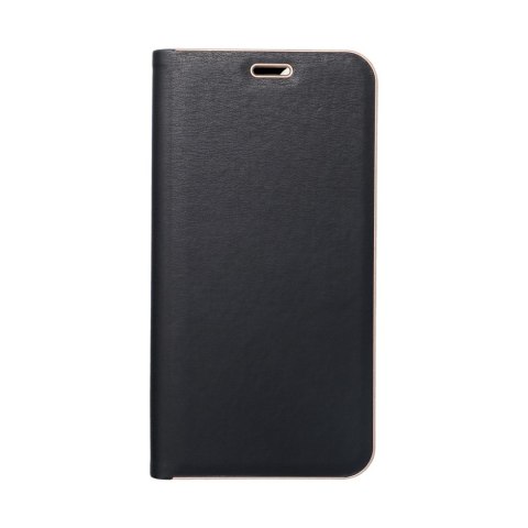 Etui z klapką na Xiaomi Redmi NOTE 14 5G Luna Book Gold czarne