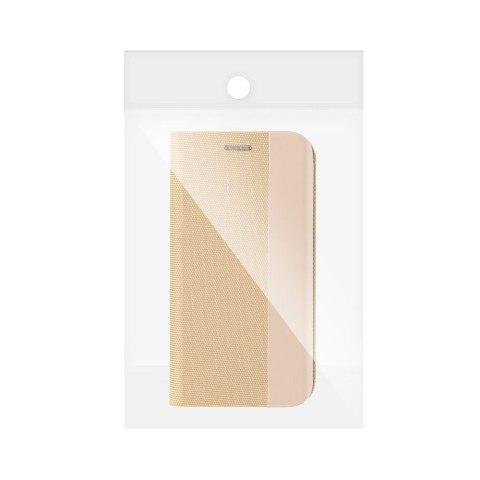 Etui z klapką na Xiaomi Redmi NOTE 14 5G Sensitive Book złote