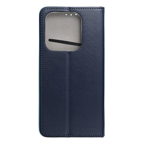 Etui z klapką na Xiaomi Redmi NOTE 14 5G Smart Magneto granatowe
