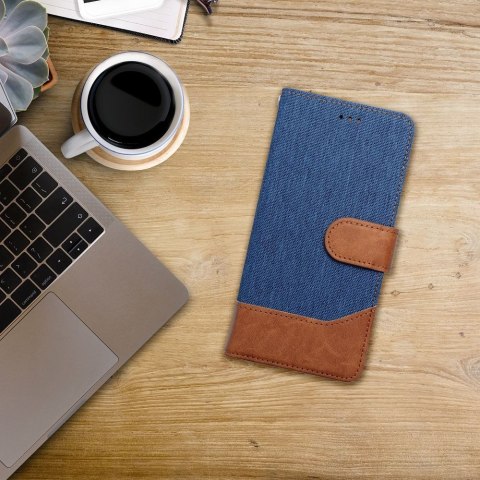 Etui z klapką na Xiaomi Redmi NOTE 14 PRO 4G Jeans Book niebieskie