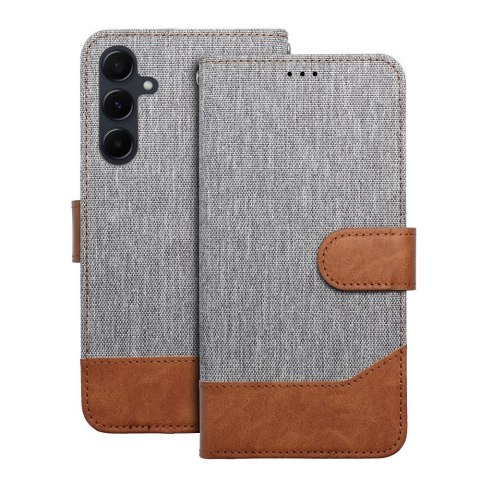 Etui z klapką na Xiaomi Redmi NOTE 14 PRO 4G Jeans Book szare