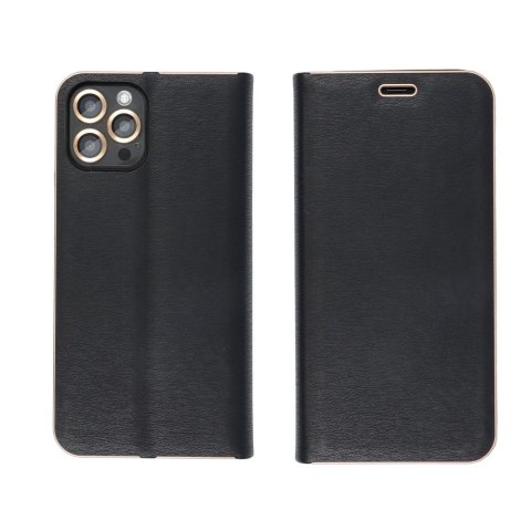 Etui z klapką na Xiaomi Redmi NOTE 14 PRO 4G Luna Book Gold czarne