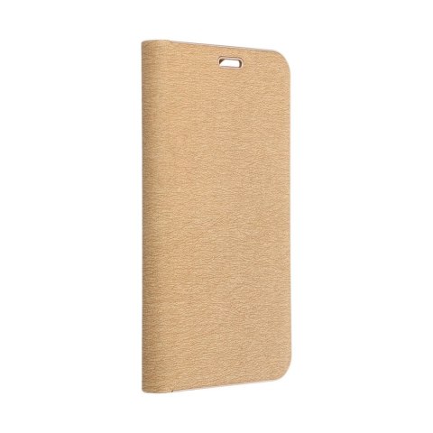 Etui z klapką na Xiaomi Redmi NOTE 14 PRO 4G Luna Book Gold złote
