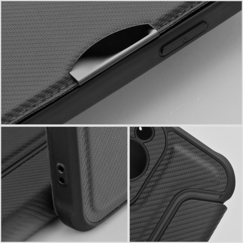 Etui z klapką na Xiaomi Redmi NOTE 14 PRO 4G Razor Book czarne