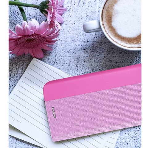 Etui z klapką na Xiaomi Redmi NOTE 14 PRO 4G Sensitive Book różowe