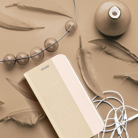 Etui z klapką na Xiaomi Redmi NOTE 14 PRO 4G Sensitive Book złote