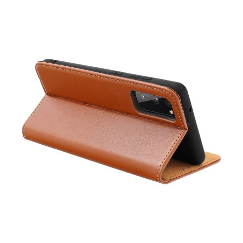 Etui z klapką na Xiaomi Redmi NOTE 14 PRO 4G Smart Pro Book skórzane brązowe