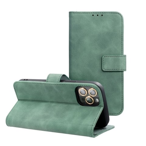 Etui z klapką na Xiaomi Redmi NOTE 14 PRO 4G Tender Book zielone