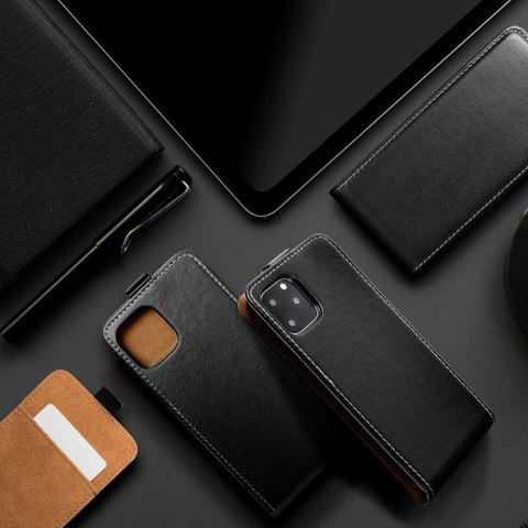 Etui z klapką pionowe na Samsung A05s Slim Flexi Fresh czarne