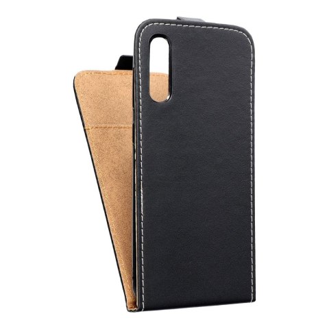Etui z klapką pionowe na Samsung A50 Slim Flexi Fresh czarne