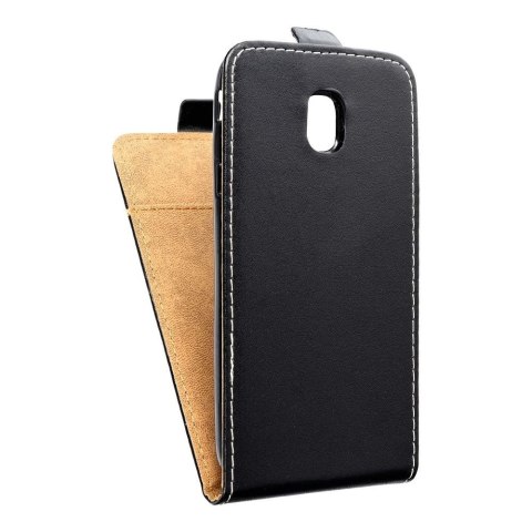 Etui z klapką pionowe na Samsung J3 2017 Slim Flexi Fresh czarne