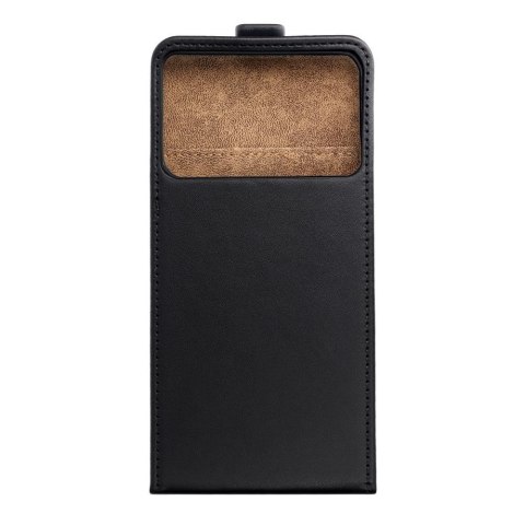 Etui z klapką pionowe na Samsung S26 Edge Slim Flexi Fresh czarne