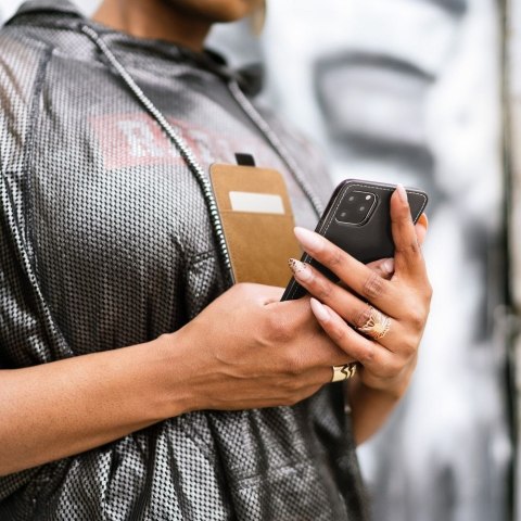 Etui z klapką pionowe na Xiaomi Redmi 14C Slim Flexi Fresh czarne