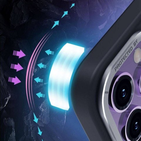 Futerał X-ONE Dropguard Magnetic Case Air (kompatybilny z MagSafe) - do Apple iPhone 16 Plus czarny