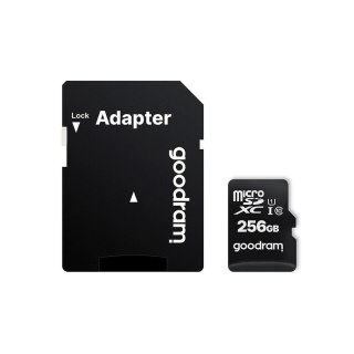 GOODRAM karta pamięci microSD 256GB 100MB/s class 10 UHS I z adapterem SD