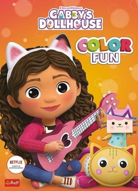 Gabby's Dollhouse. Color fun. Kolorowanka TREFL